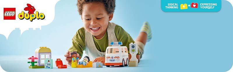 Lego Duplo Ambulanza e autista 10447
