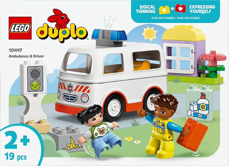 Lego Duplo Ambulanza e autista 10447
