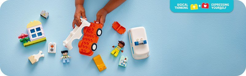 Lego Duplo Ambulanza e autista 10447