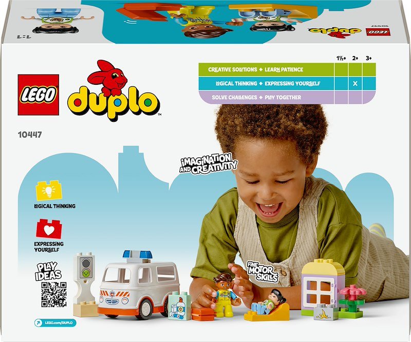 Lego Duplo Ambulanza e autista 10447