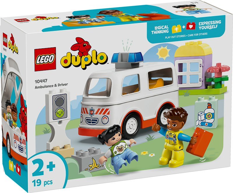 Lego Duplo Ambulanza e autista 10447
