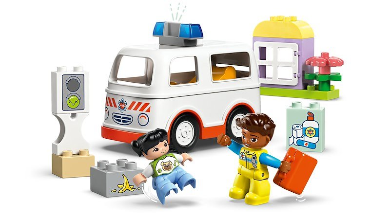 Lego Duplo Ambulanza e autista 10447
