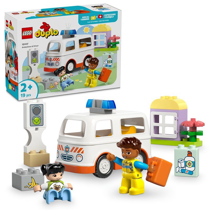 Lego Duplo Ambulanza e autista 10447