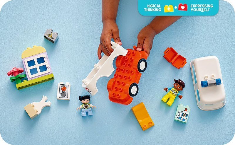 Lego Duplo Ambulanza e autista 10447