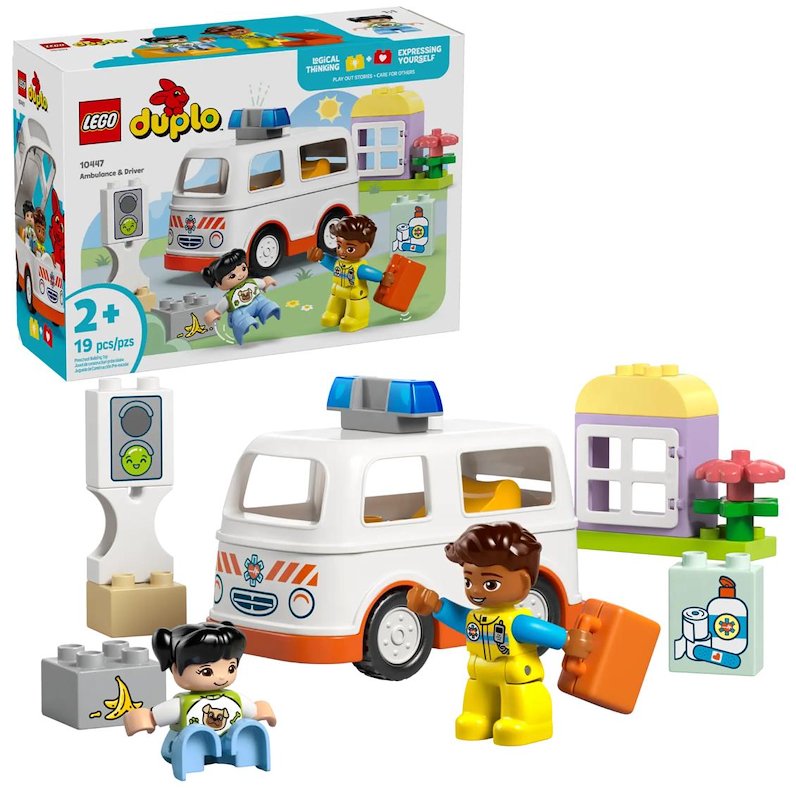 Lego Duplo Ambulanza e autista 10447