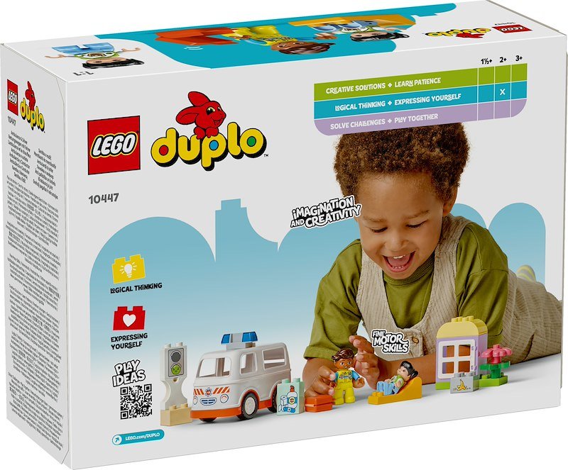 Lego Duplo Ambulanza e autista 10447