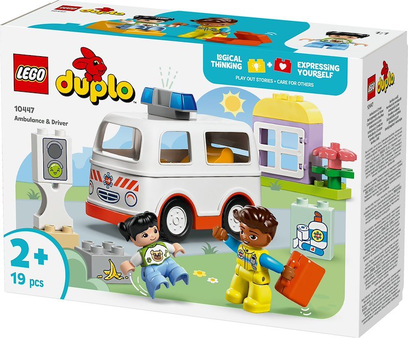 Lego Duplo Ambulanza e autista 10447