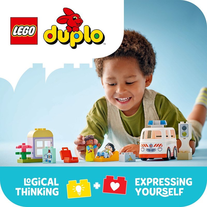 Lego Duplo Ambulanza e autista 10447