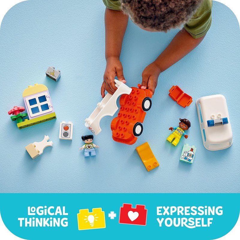 Lego Duplo Ambulanza e autista 10447