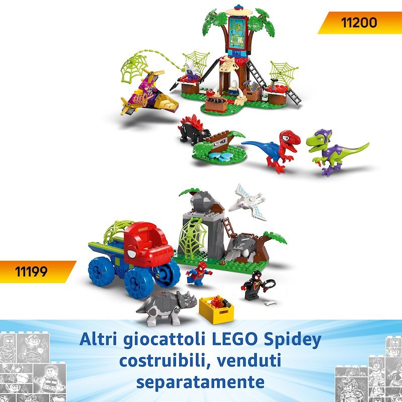 Lego Marvel Inseguimento sui Dino-Veicoli Si Spin ed Electro11198