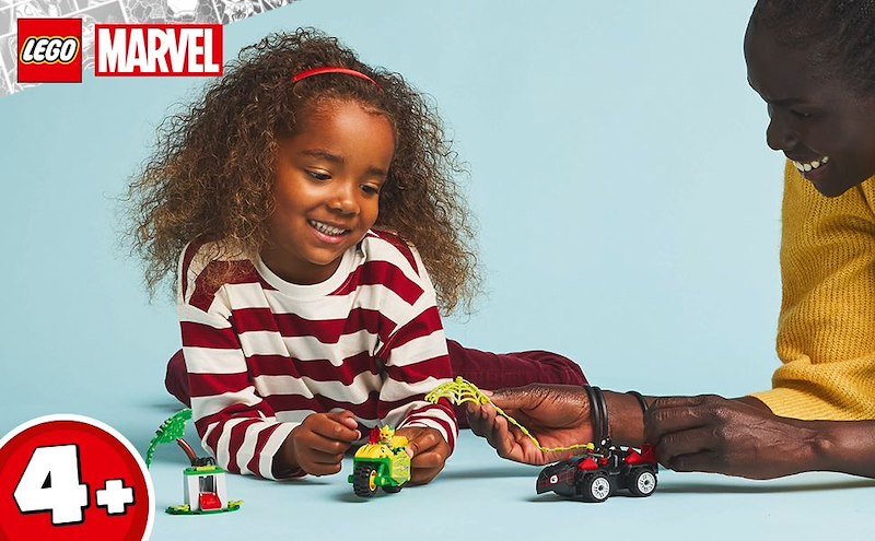 Lego Marvel Inseguimento sui Dino-Veicoli Si Spin ed Electro11198