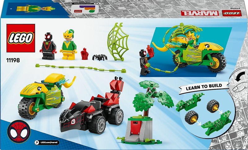 Lego Marvel Inseguimento sui Dino-Veicoli Si Spin ed Electro11198