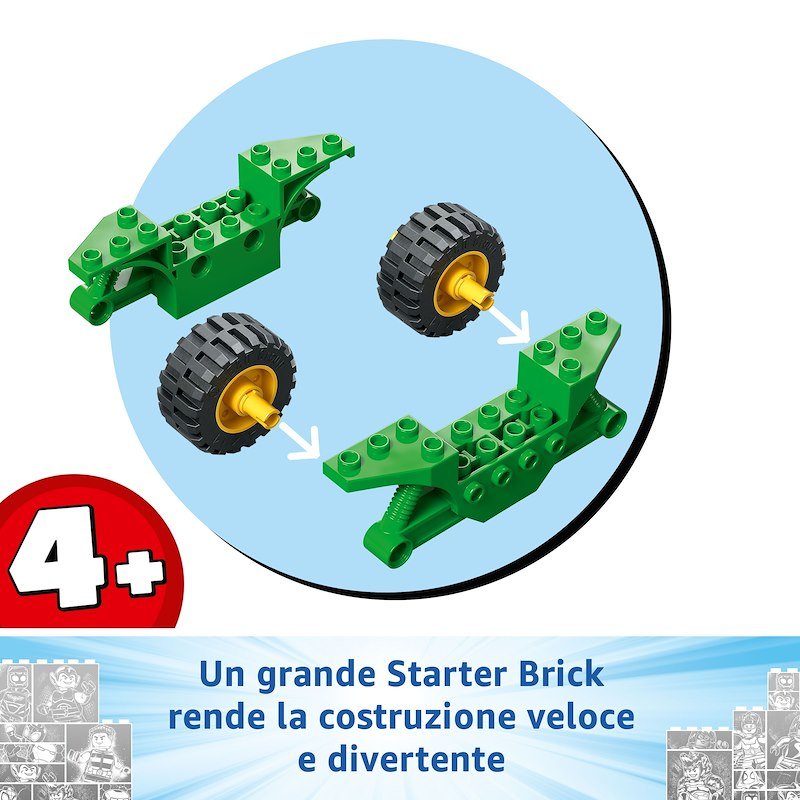 Lego Marvel Inseguimento sui Dino-Veicoli Si Spin ed Electro11198