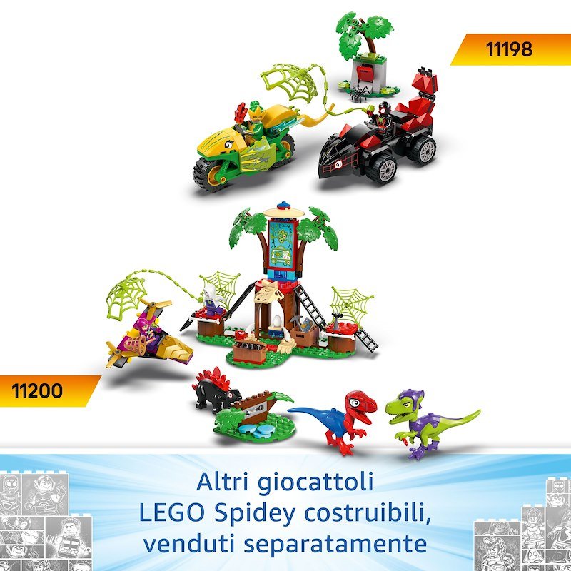 Lego Team Spidey: Salvataggio Su Dino-Ruspa - 11199