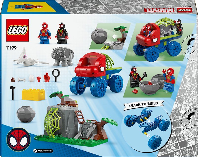 Lego Team Spidey: Salvataggio Su Dino-Ruspa - 11199
