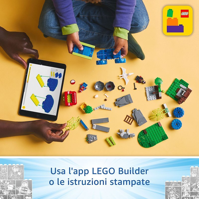 Lego Team Spidey: Salvataggio Su Dino-Ruspa - 11199