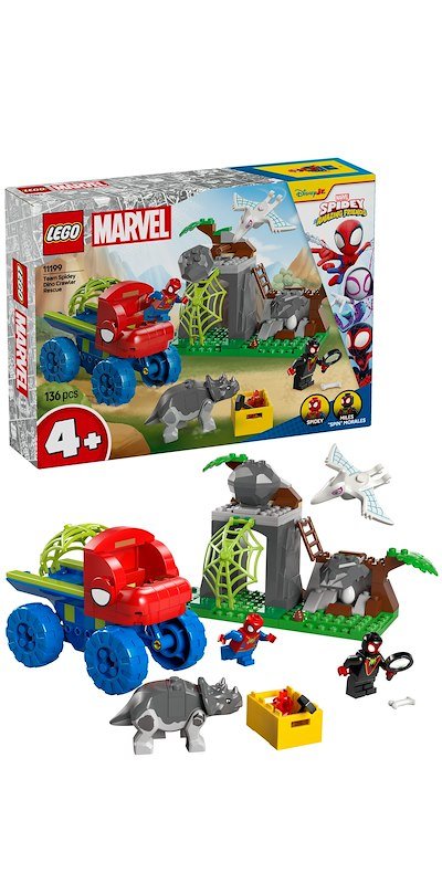 Lego Team Spidey: Salvataggio Su Dino-Ruspa - 11199
