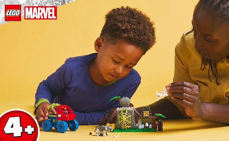 Lego Team Spidey: Salvataggio Su Dino-Ruspa - 11199