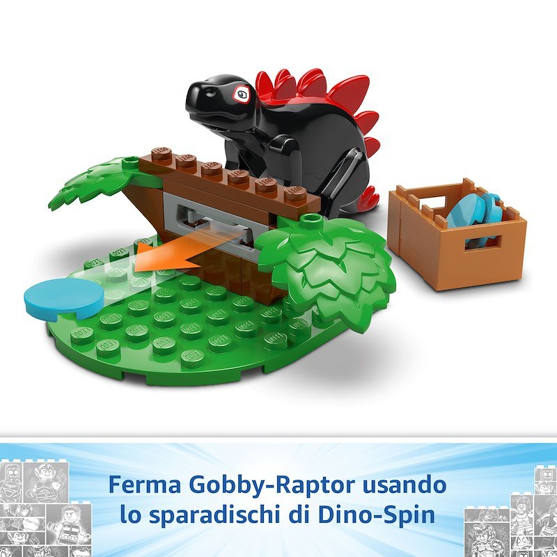 Lego Battaglia con il Raptor al Quartier Generale sull’albero di Spider-man e Gobby 11200
