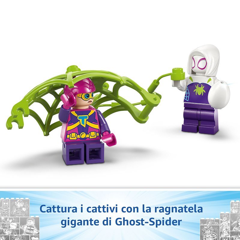 Lego Battaglia con il Raptor al Quartier Generale sull’albero di Spider-man e Gobby 11200