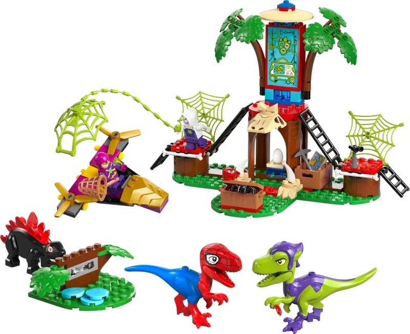 Lego Battaglia con il Raptor al Quartier Generale sull’albero di Spider-man e Gobby 11200