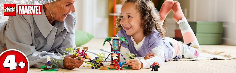 Lego Battaglia con il Raptor al Quartier Generale sull’albero di Spider-man e Gobby 11200