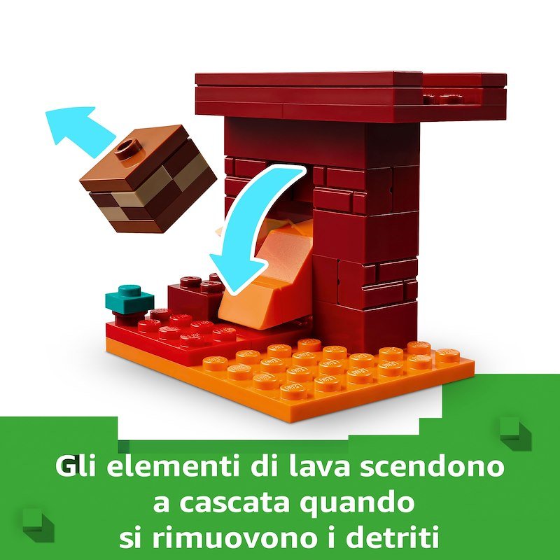 Lego Minecraft La Battaglia sul ponte del Nether 21266