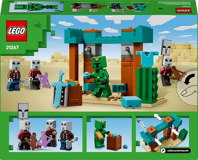 Lego Minecraft Pattuglia nel deserto della bestia 21267