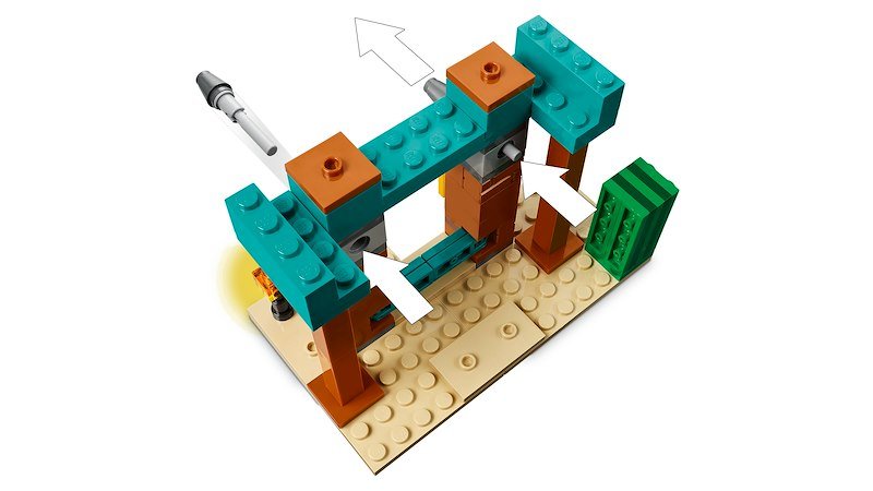 Lego Minecraft Pattuglia nel deserto della bestia 21267