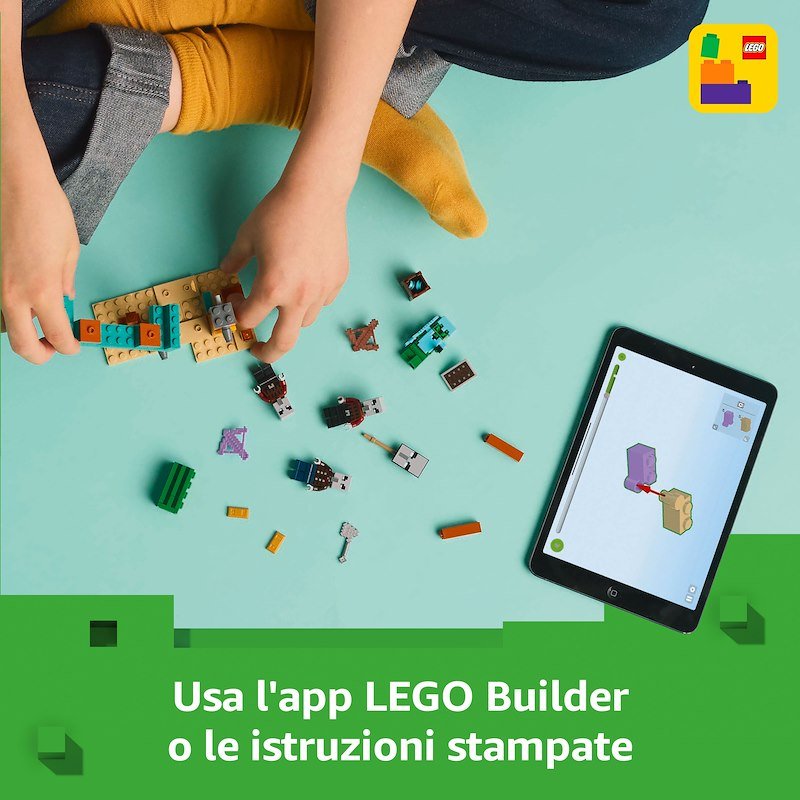 Lego Minecraft Pattuglia nel deserto della bestia 21267