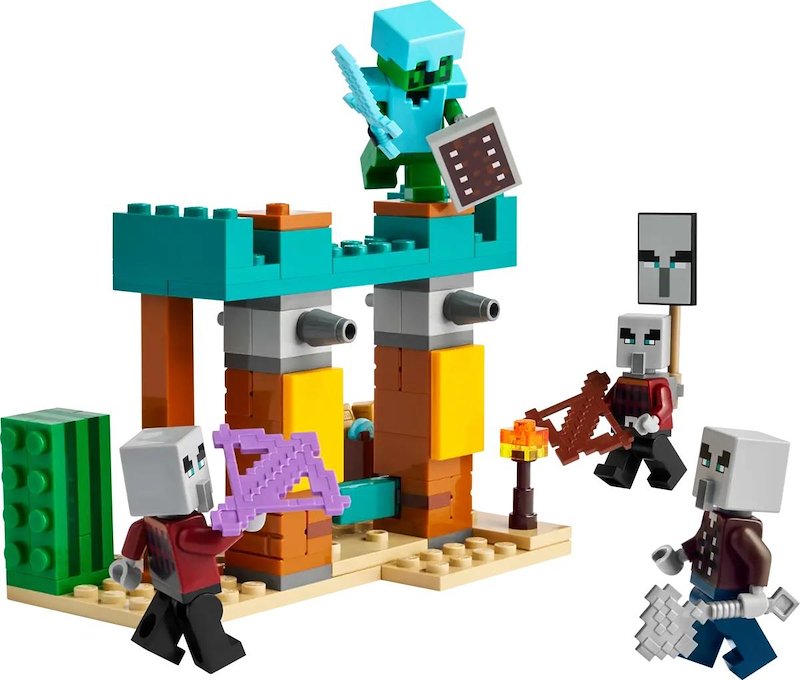 Lego Minecraft Pattuglia nel deserto della bestia 21267