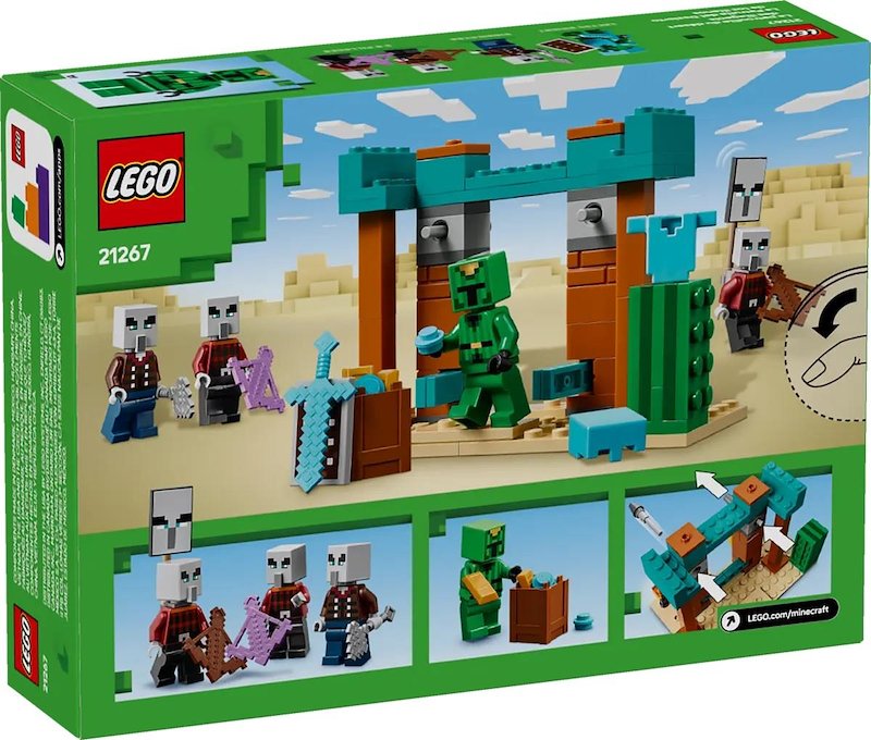 Lego Minecraft Pattuglia nel deserto della bestia 21267