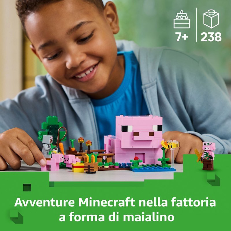 Lego Minecraft La casa del maialino 21268