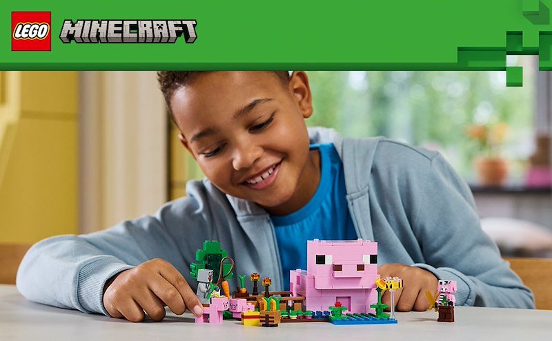 Lego Minecraft La casa del maialino 21268