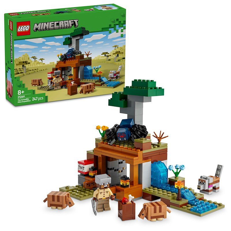 Lego Minecraft Spedizione nella miniera dell’armadillo 21269