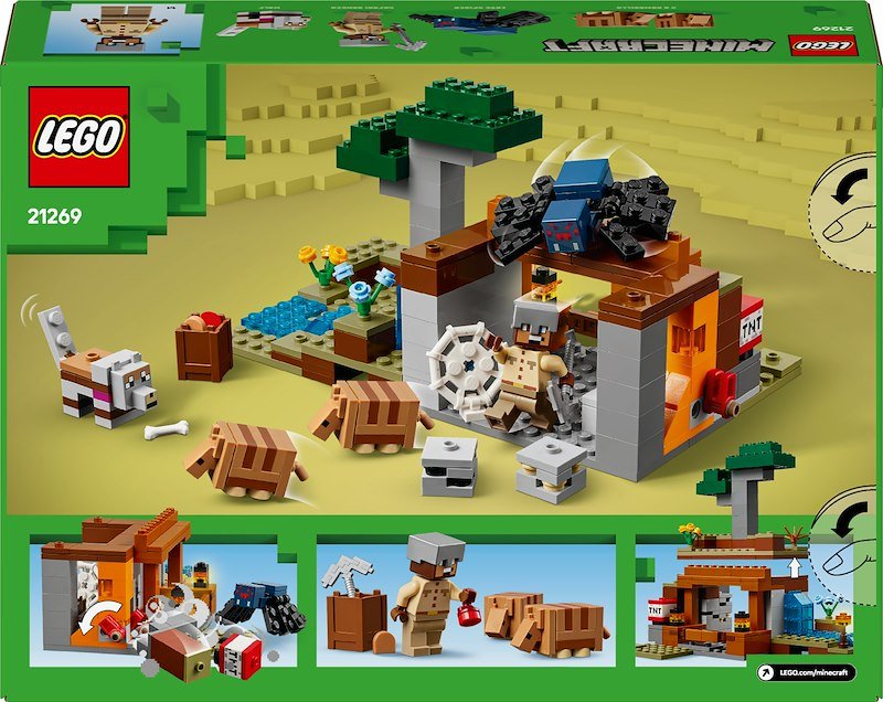 Lego Minecraft Spedizione nella miniera dell’armadillo 21269