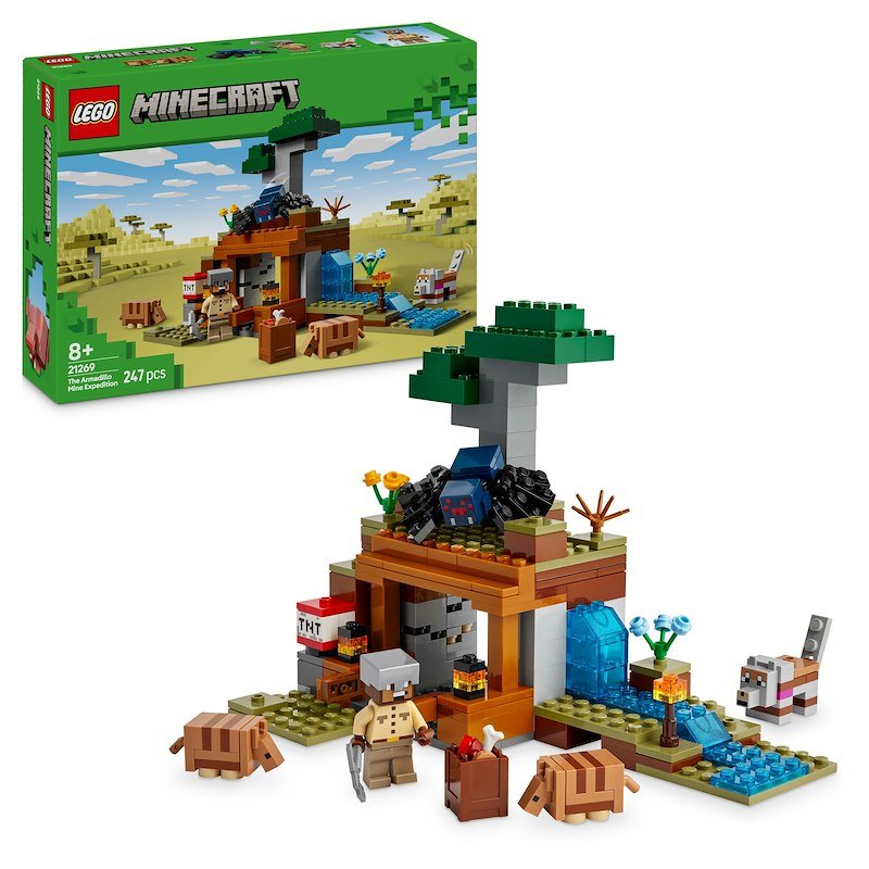 Lego Minecraft Spedizione nella miniera dell’armadillo 21269