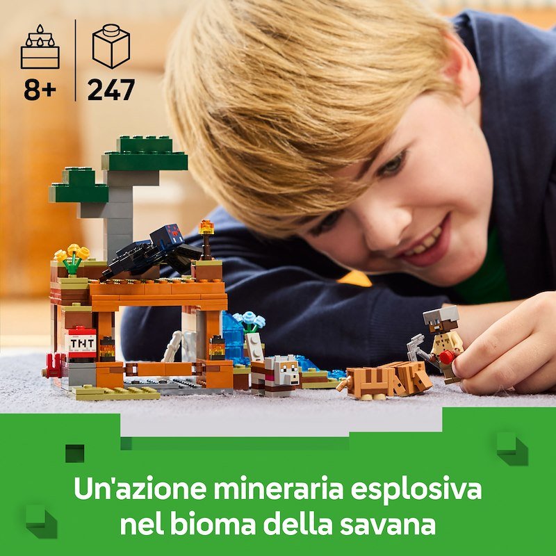 Lego Minecraft Spedizione nella miniera dell’armadillo 21269