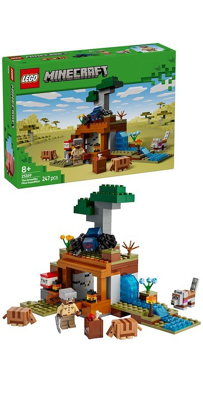 Lego Minecraft Spedizione nella miniera dell’armadillo 21269