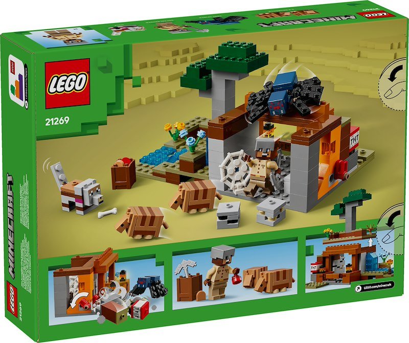 Lego Minecraft Spedizione nella miniera dell’armadillo 21269
