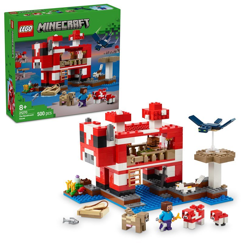 Lego Minecraft La casa del Mooshroom 21270