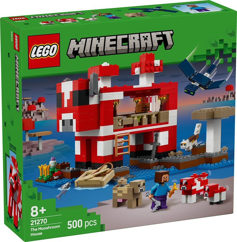 Lego Minecraft La casa del Mooshroom 21270