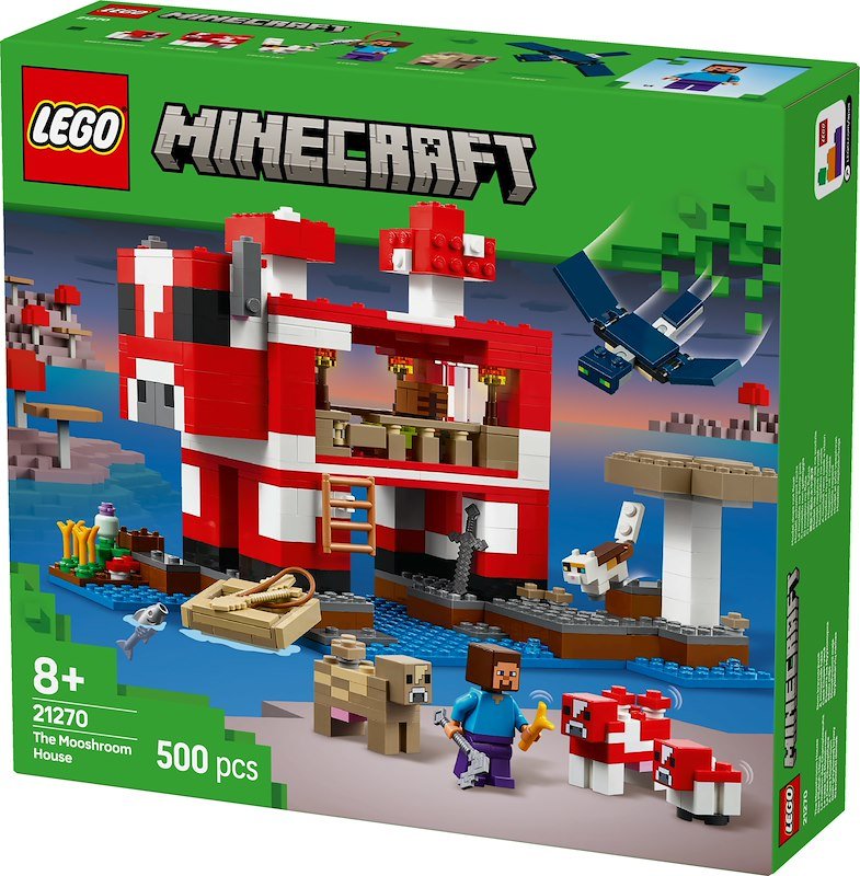 Lego Minecraft La casa del Mooshroom 21270