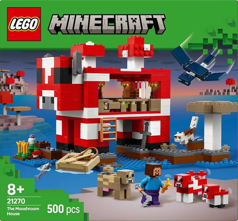 Lego Minecraft La casa del Mooshroom 21270
