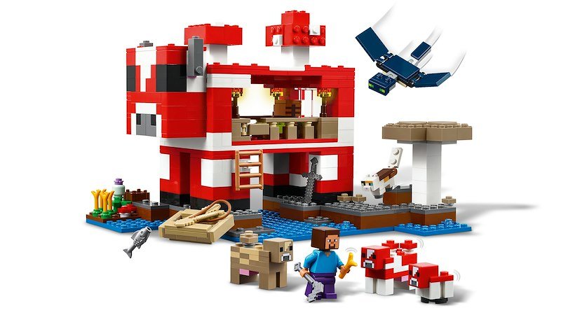 Lego Minecraft La casa del Mooshroom 21270