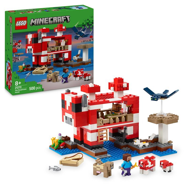 Lego Minecraft La casa del Mooshroom 21270