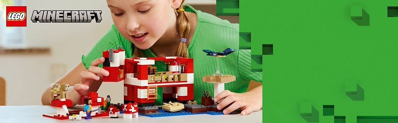 Lego Minecraft La casa del Mooshroom 21270