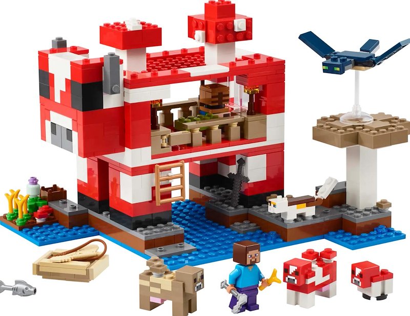 Lego Minecraft La casa del Mooshroom 21270