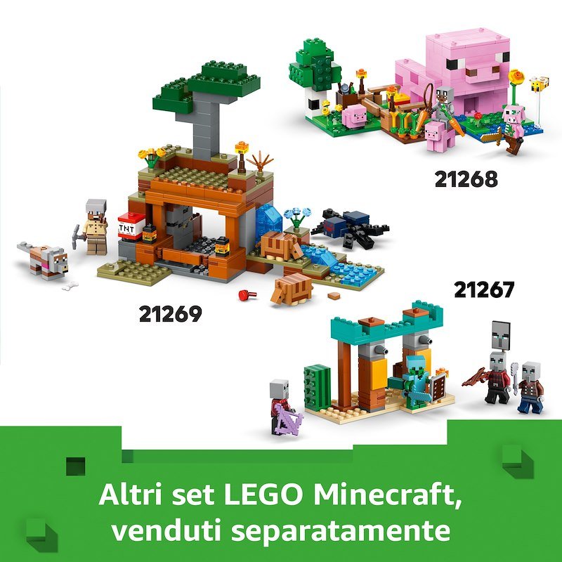Lego Minecraft La casa del Mooshroom 21270