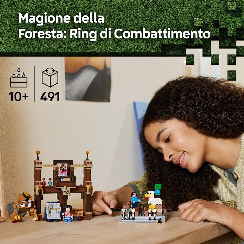 Lego Minecraft Magione della Foresta: Ring di Combattimento 21272